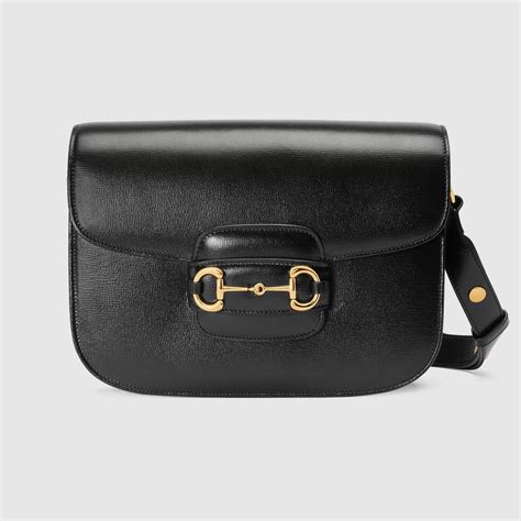 gucci horsebit black bag|gucci 1955 shoulder bag.